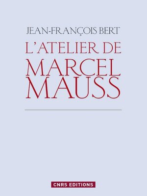 cover image of Atelier de Marcel Mauss